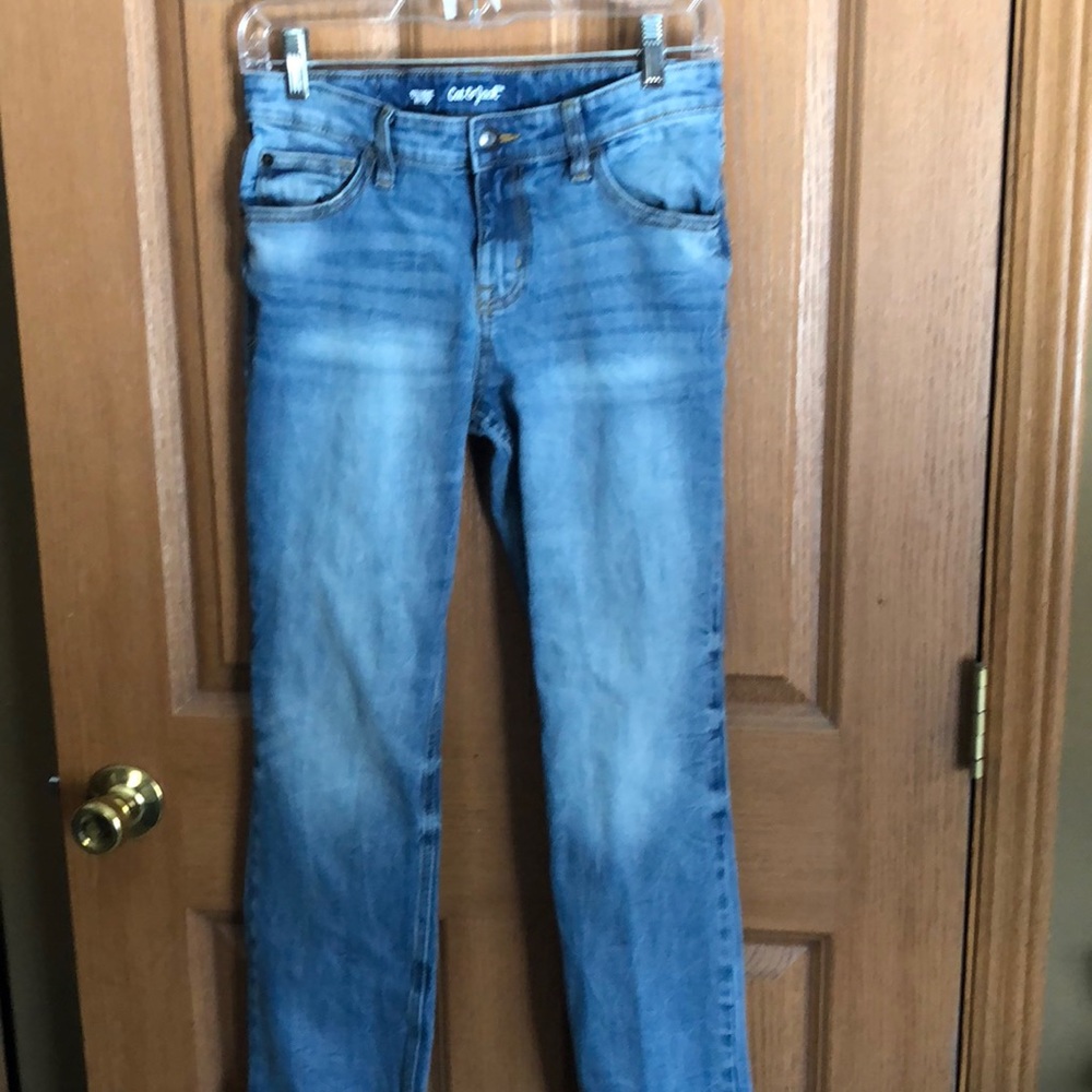 Cat & Jack light denim straight leg.